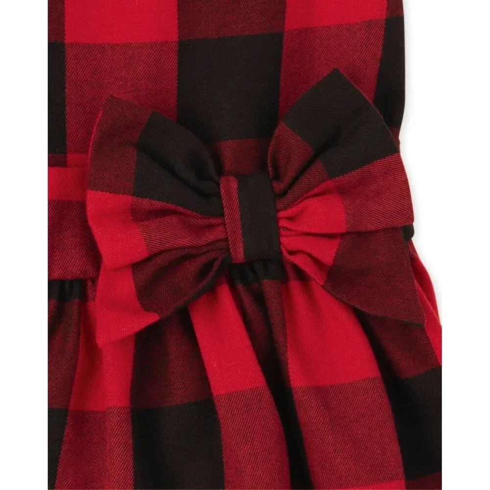 Toddler Girls Buffalo Plaid Dress -The Children’s Place - 3t